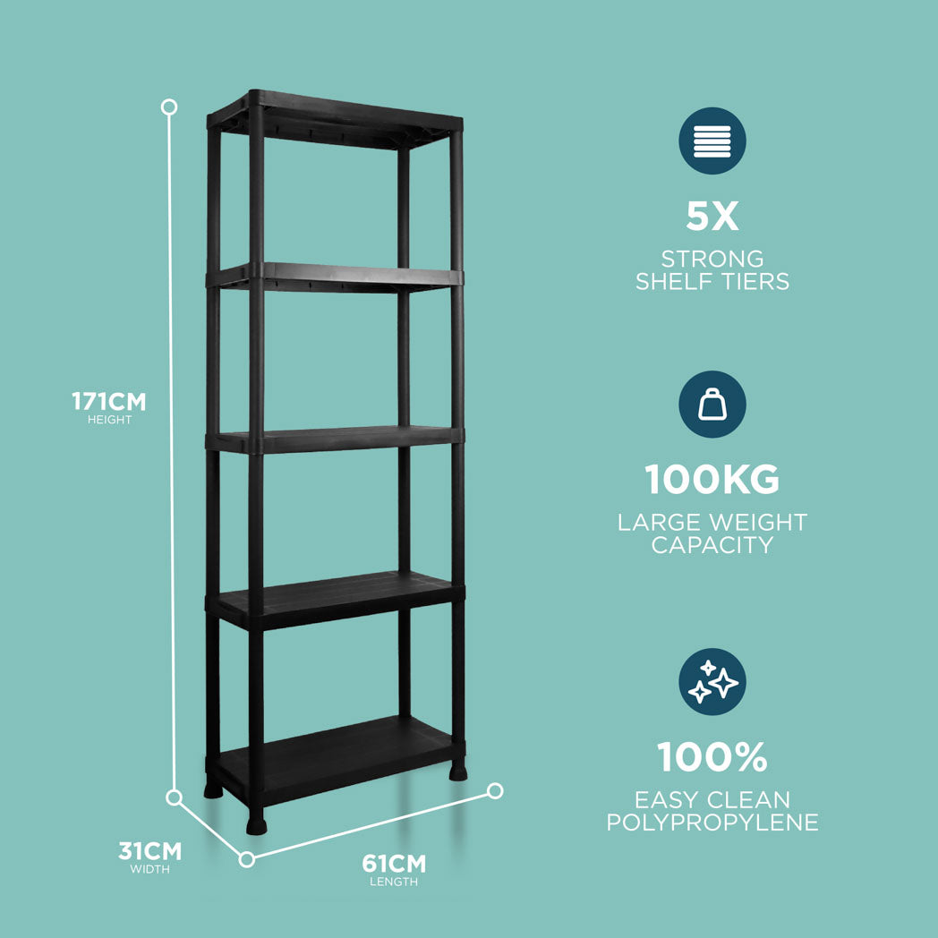 3/4/5 Tier Heavy Duty Shelving Unit