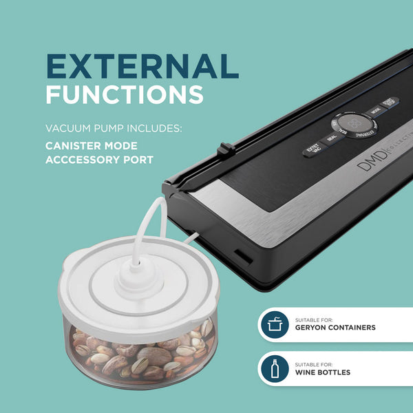 Vacuum Sealer - Starter Kit, 6 Modes, Bags Included