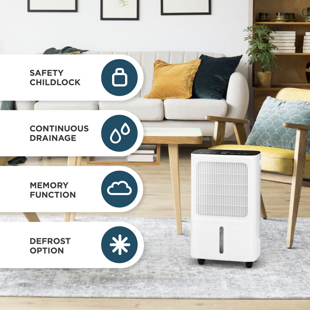 Compressor Dehumidifier – 16L Daily Moisture Removal
