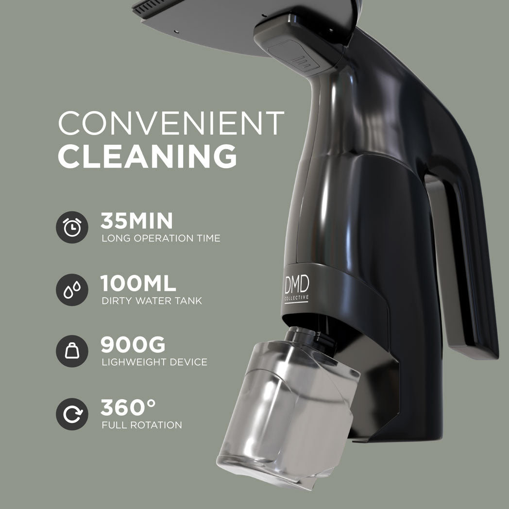 Rechargeable Cordless Window Vacuum with Spray Kit