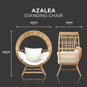 Azalea Standing Egg Chair with Cushion