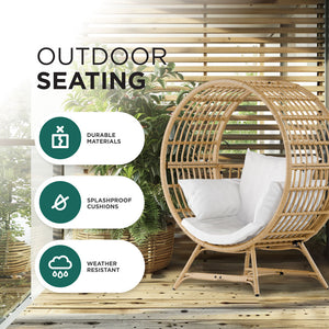 Azalea Standing Egg Chair with Cushion