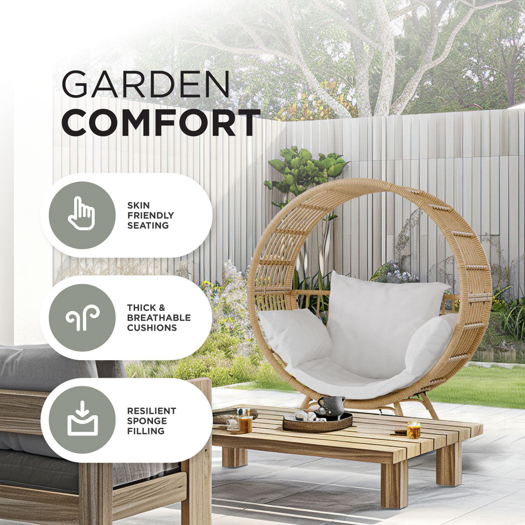 Azalea Standing Egg Chair with Super Soft Cushion