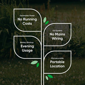 Solar Powered Rock Bowl Water Feature with Battery Backup & LED Light