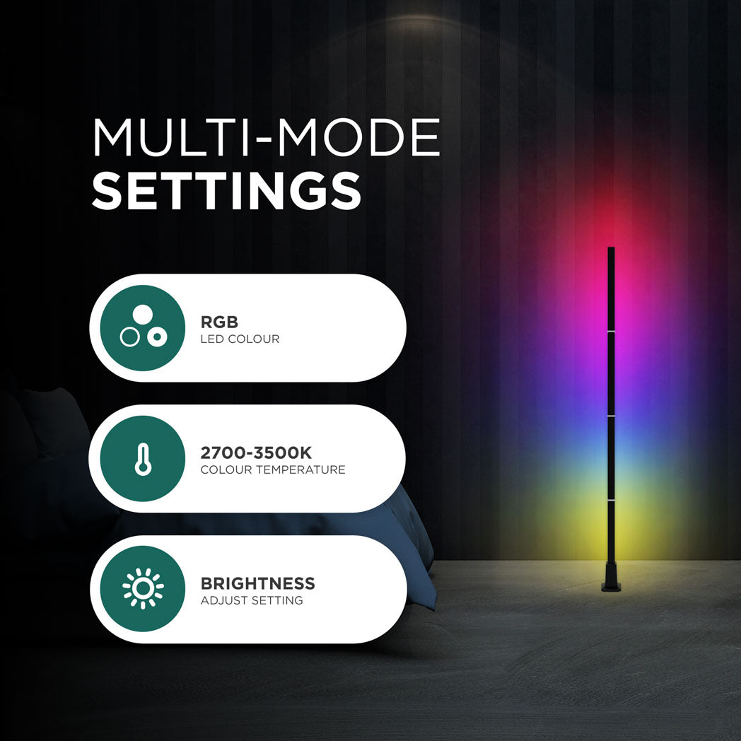 Smart Corner Lamp – 16M Colours, App & Voice Control