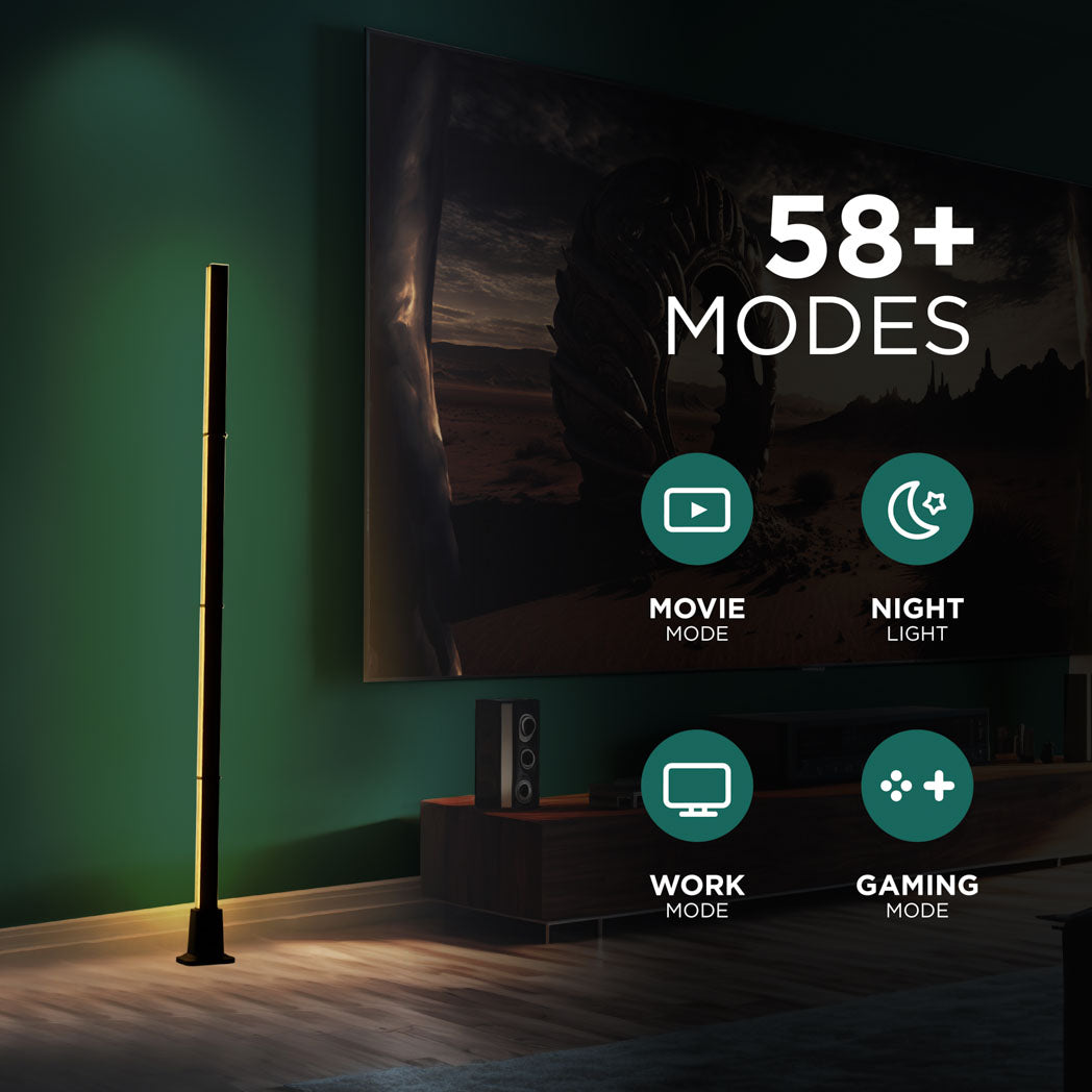 Smart Corner Lamp – 16M Colours, App & Voice Control