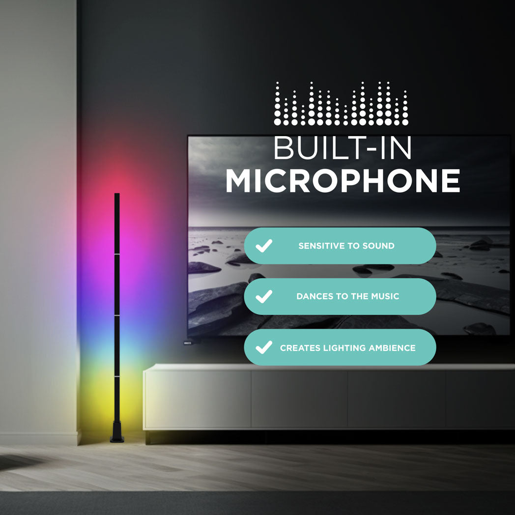 Smart Corner Lamp – 16M Colours, App & Voice Control