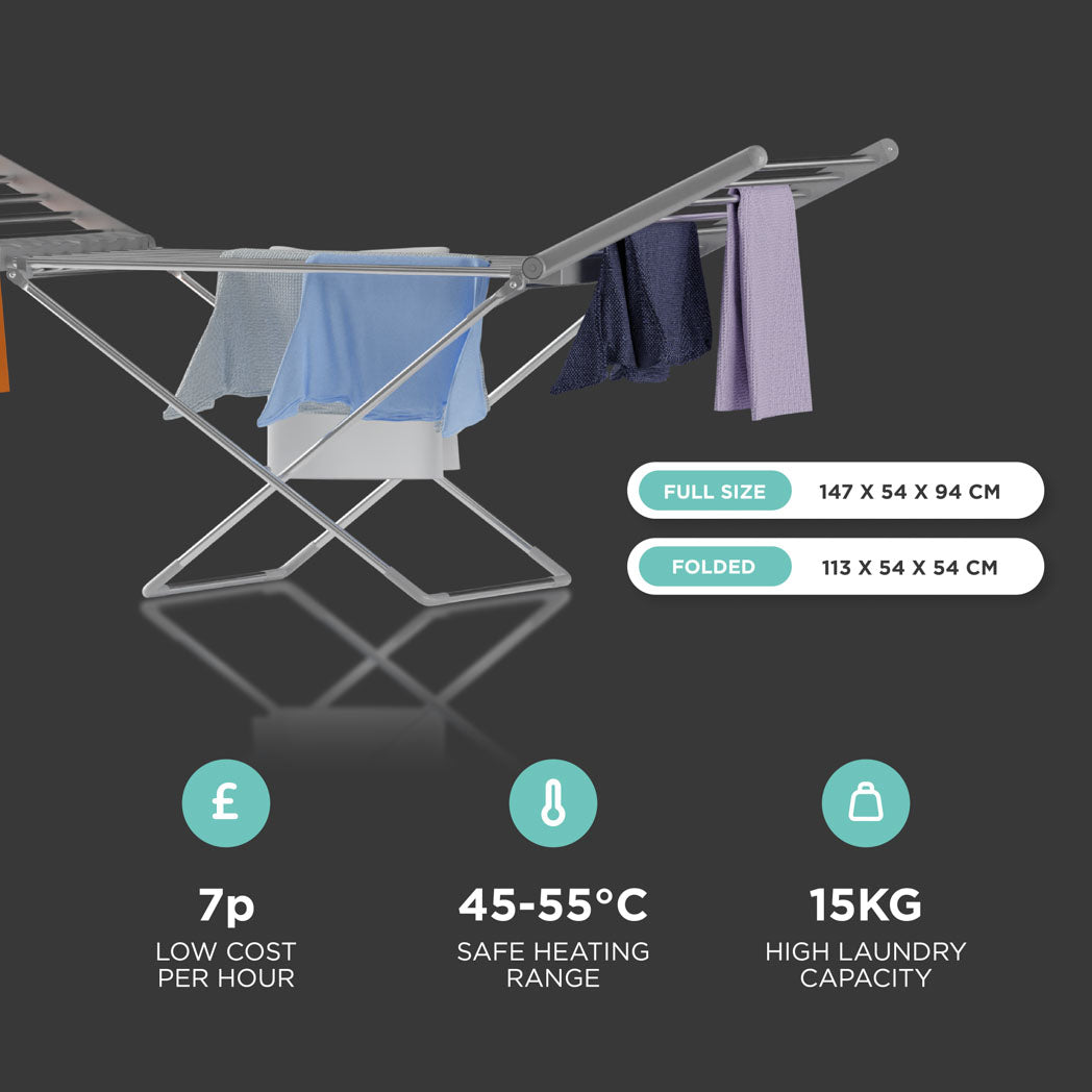 Winged Electric Clothes Airer
