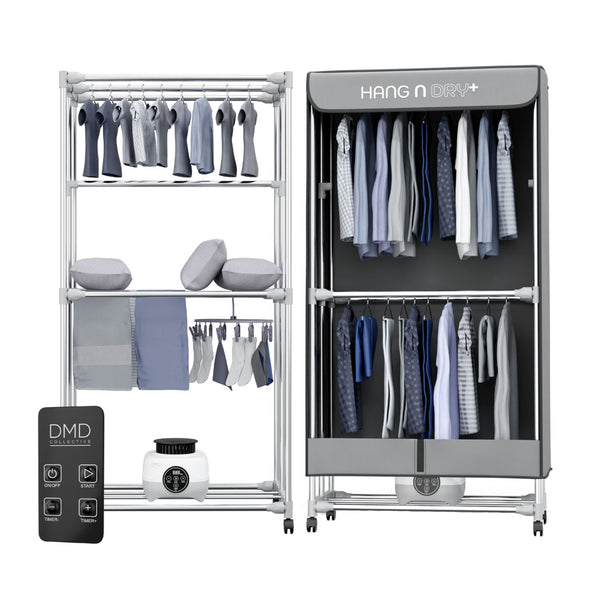 Hang'n'Dry+ Electric Clothes Dryer - With Remote Control & Pegs