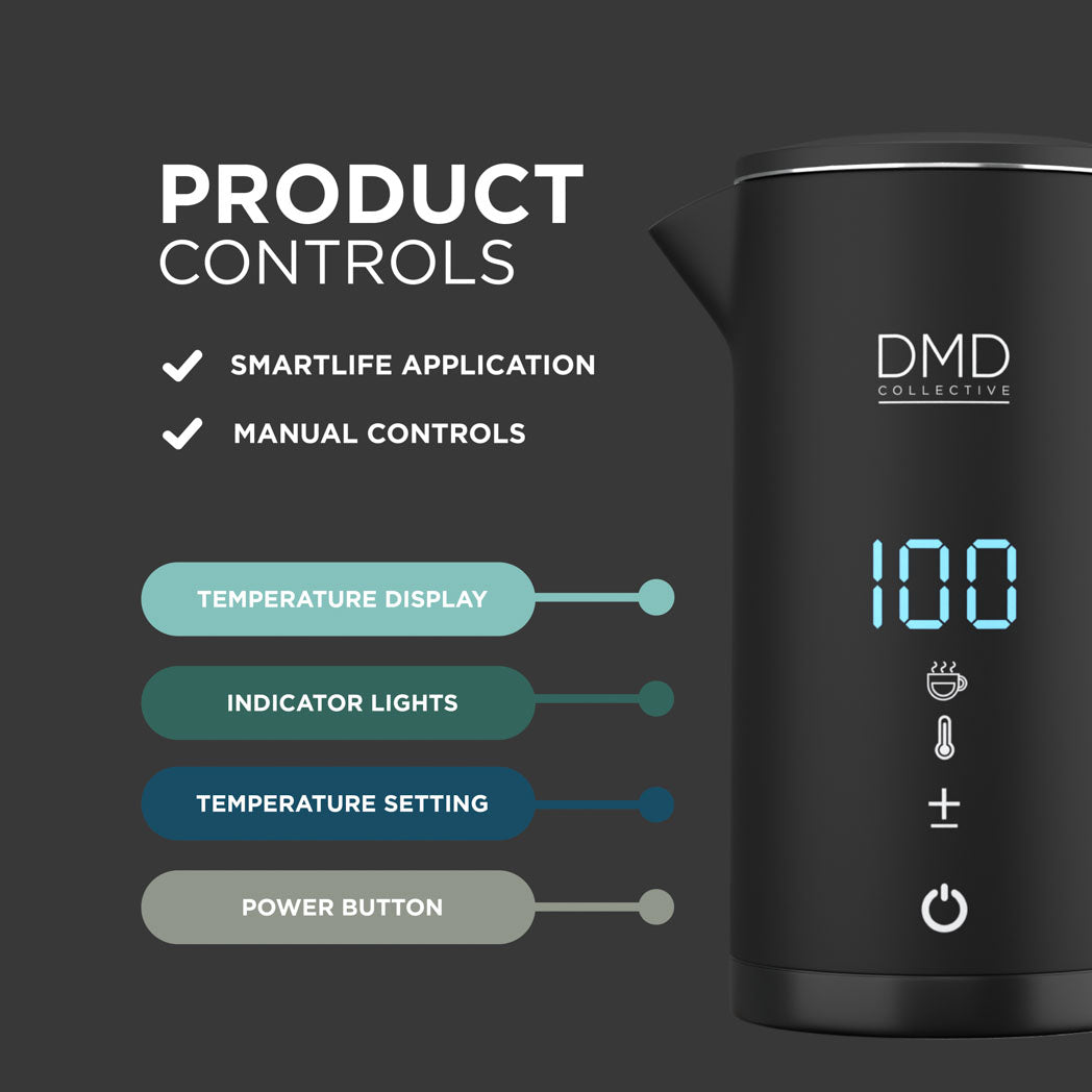 1.5L Smart Kettle with Temperature Control & Alexa