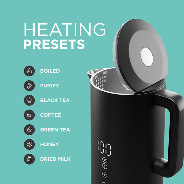 Smart Kettle with App & Voice Control – Variable Temperature Electric Kettle 1.5L