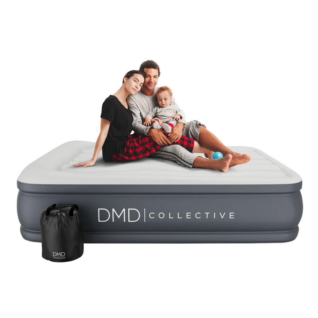 Double Inflatable Air Mattress with Built-In Electric Pump