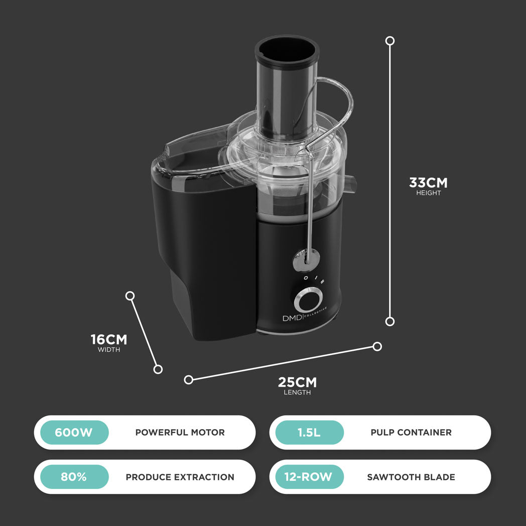 Power Juicer – Whole Fruit Juicer with 1.5L Capacity