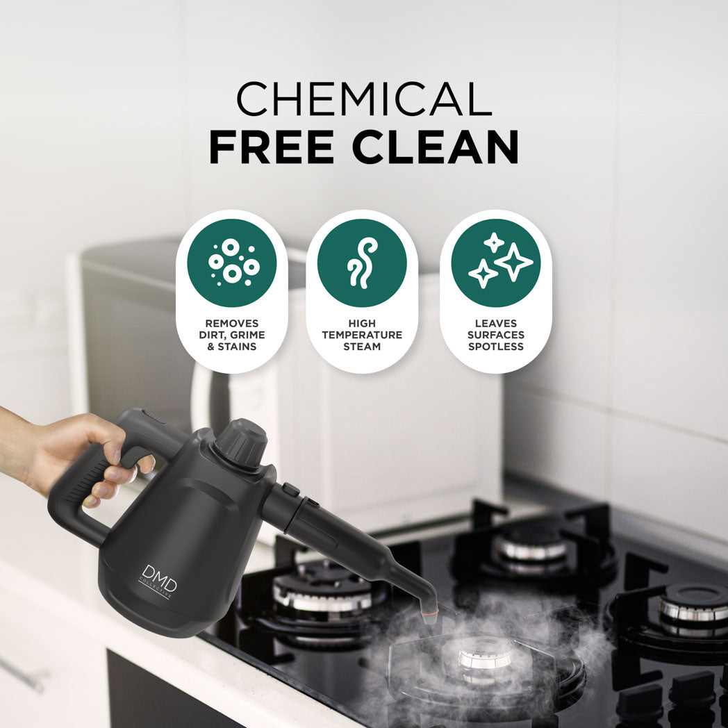 9-Piece Handheld Steam Cleaner Kit