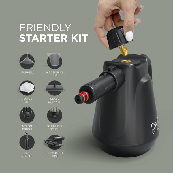 Handheld Steam Cleaner - 9-Piece Kit