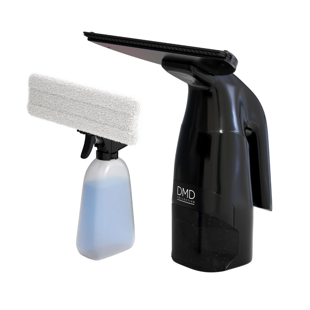 Rechargeable Cordless Window Vacuum with Spray Kit