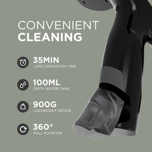 Window Vacuum - Cordless, Rechargeable, Includes Spray Kit