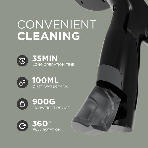 Window Vacuum - Cordless, Rechargeable, Includes Spray Kit