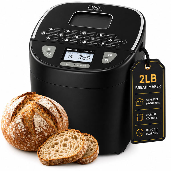 Electric Bread Maker Machine with 13 Programs & Delay Timer