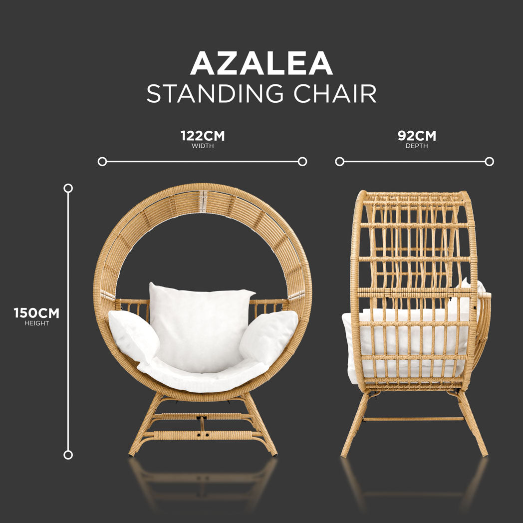 Azalea Standing Egg Chair with Super Soft Cushion