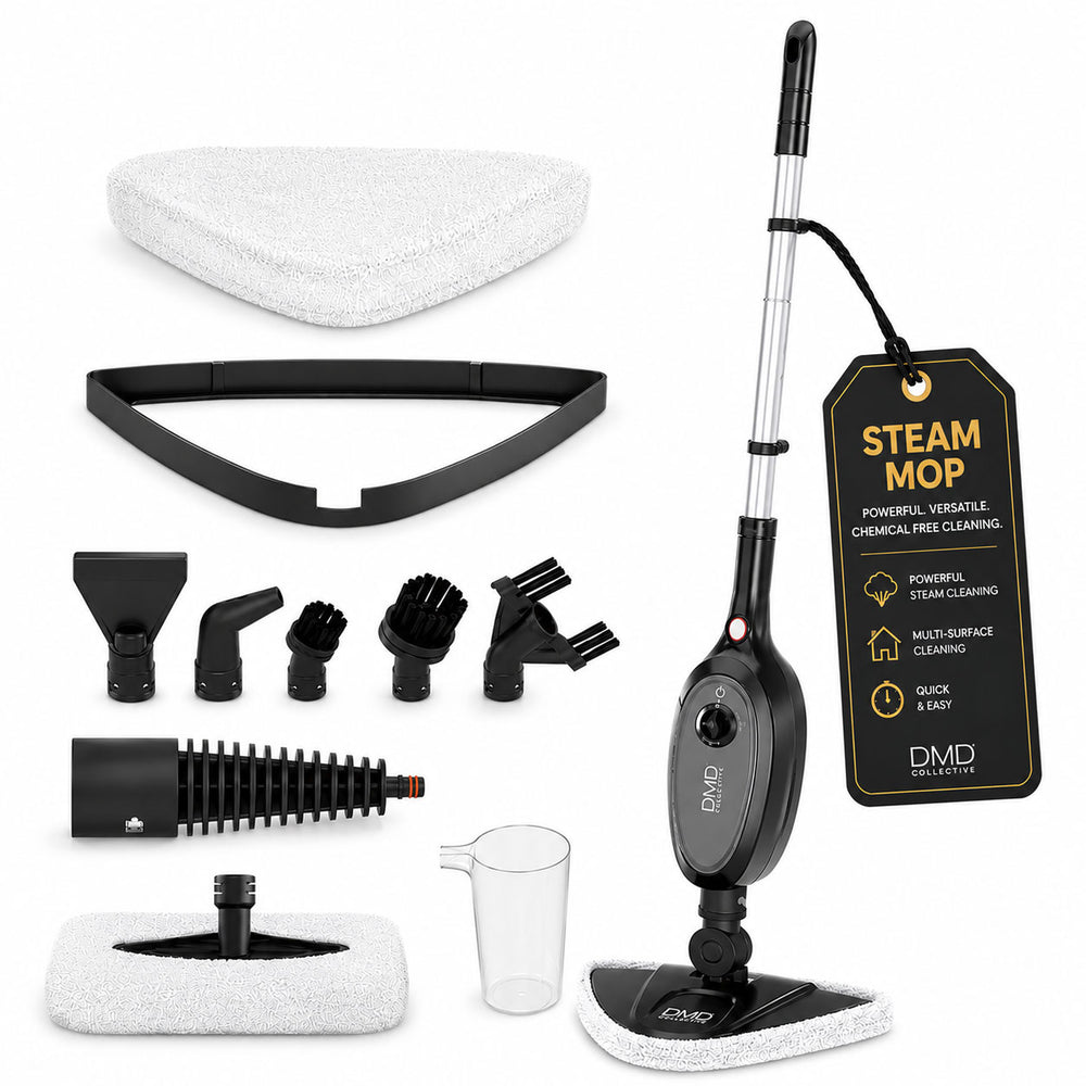 Steam Mop Cleaner 1300W with Handheld Steamer & Multi-Surface Attachments