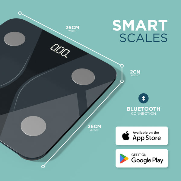 Digital Bathroom Scale with Weight Tracking App