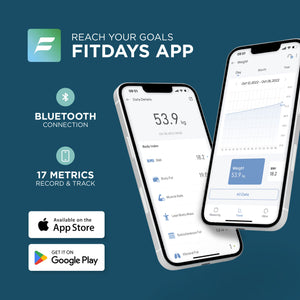 Digital Bathroom Scale with Weight Tracking App