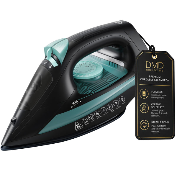 Cordless Steam Iron 2800W – Lightweight Multi-Mode Iron with Ceramic Soleplate & Vertical Steaming