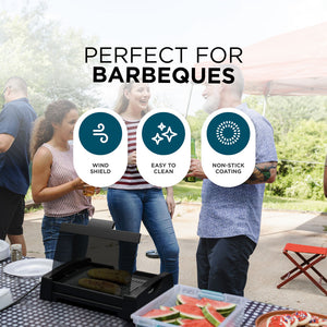 Smokeless Electric Grill with Glass Lid – Indoor BBQ, Non-Stick
