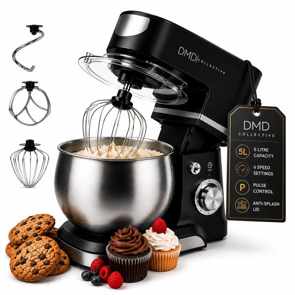 5L Electric Stand Mixer with Stainless Steel Bowl