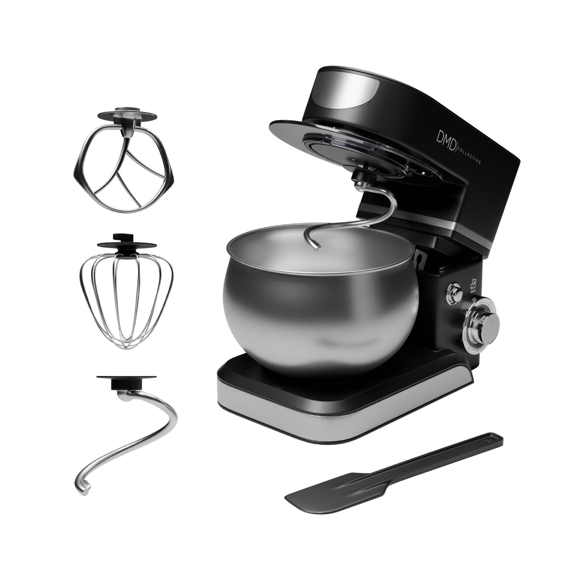 Digital 5L Stand Mixer with 6 Speeds & Tilt-Head