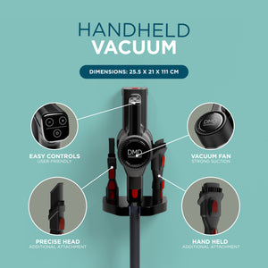 PowerPulse 3X Cordless Vacuum Cleaner – 550W, 45Kpa Suction, 50 Min Runtime, Fast Charging