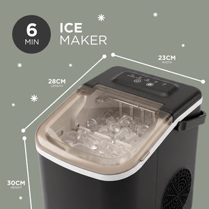 Countertop Ice Maker Machine with Fast Ice in 6–12 Minutes