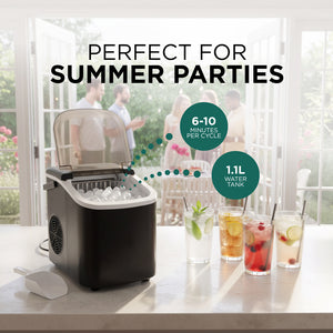 Countertop Ice Maker Machine with Fast Ice in 6–12 Minutes