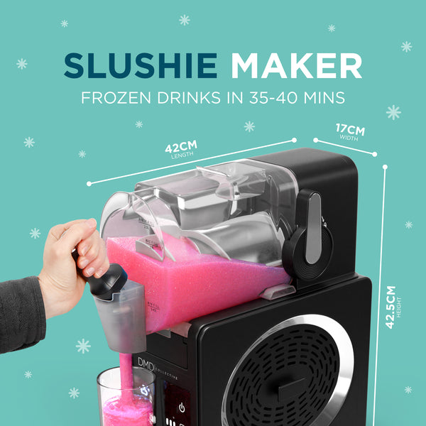 Slushie Machine 1.9L – Frozen Drink, Slushie, Milkshake, Cocktail & Ice Cream Maker | No Ice Needed, Digital Temperature Display