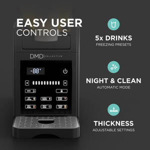 Slushie Machine 1.9L – Frozen Drink, Slushie, Milkshake, Cocktail & Ice Cream Maker | No Ice Needed, Digital Temperature Display