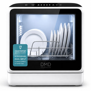 Countertop Dishwasher with Water Tank – Compact Mini Washer