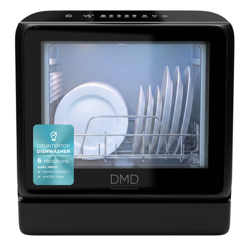 Countertop Dishwasher with Water Tank – Compact Mini Washer