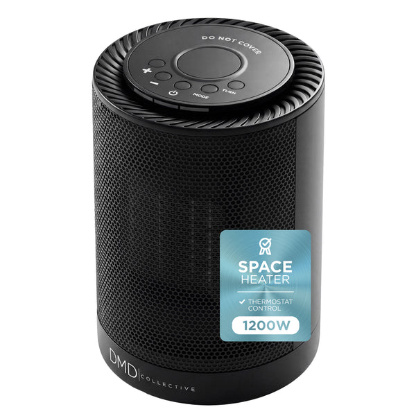 9" Ceramic Space Heater with Oscillation & Timer 1200W