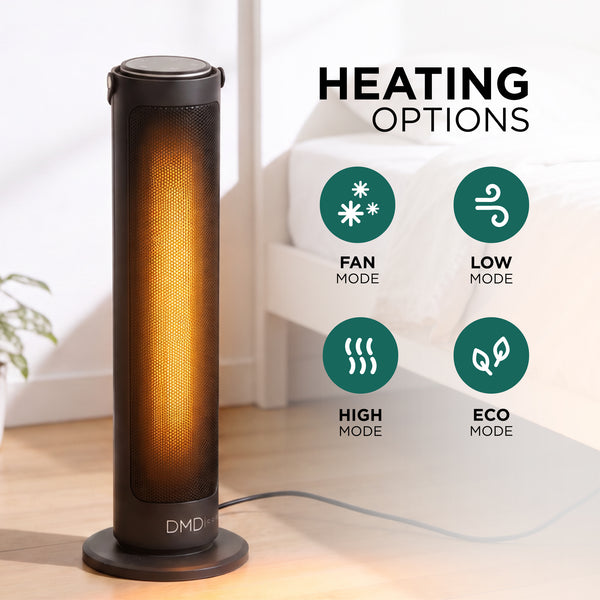 20" Ceramic Tower Heater with Remote & Timer 2000W