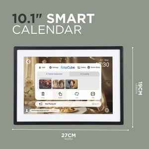 10.1" & 15.6" Smart Digital Family Calendar & Photo Frame – Touchscreen Planner with Wi-Fi & FotoCube App