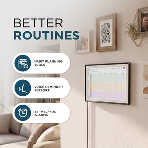 10.1" & 15.6" Smart Digital Family Calendar & Photo Frame – Touchscreen Planner with Wi-Fi & FotoCube App