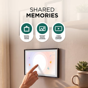 10.1" & 15.6" Smart Digital Family Calendar & Photo Frame – Touchscreen Planner with Wi-Fi & FotoCube App