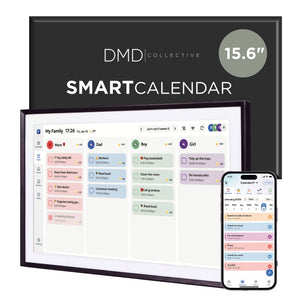 10.1" & 15.6" Smart Digital Family Calendar & Photo Frame – Touchscreen Planner with Wi-Fi & FotoCube App