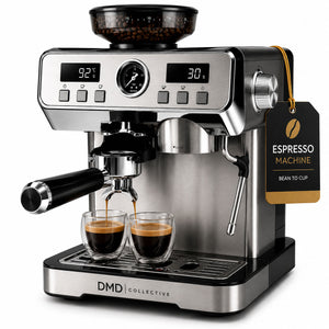 20 Bar Bean-to-Cup Espresso Machine with Grinder & Milk Frother