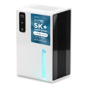2L Dehumidifier with Timer, Night Mode & Ambient Light