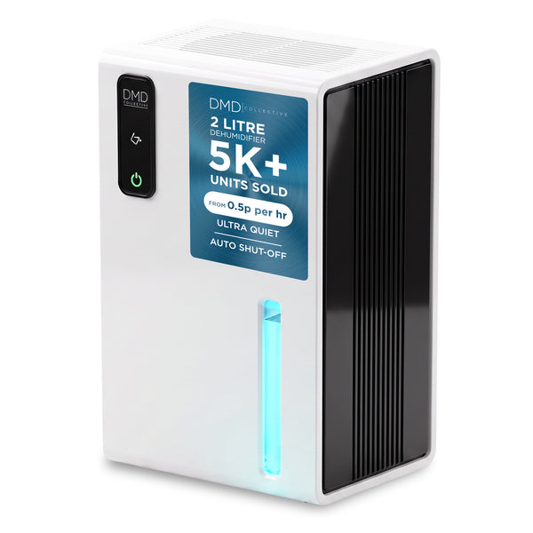 2L Dehumidifier with Timer, Night Mode & Ambient Light