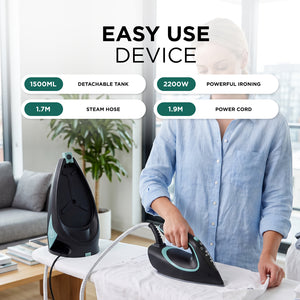 2200W Vertical Steam Generator Iron with 1.5L Tank
