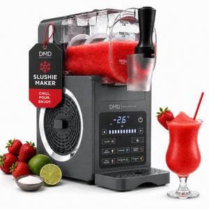 Slushie Machine 1.9L – Frozen Drink, Slushie, Milkshake, Cocktail & Ice Cream Maker | No Ice Needed, Digital Temperature Display