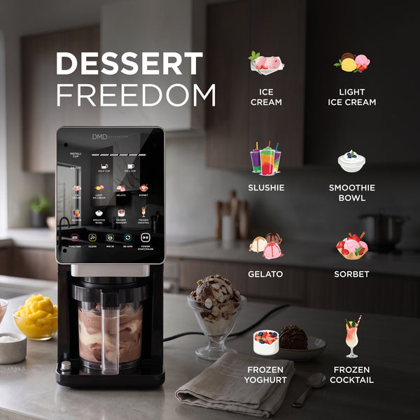 650ml Ice Cream Maker & Slushie Machine with 3 Cups